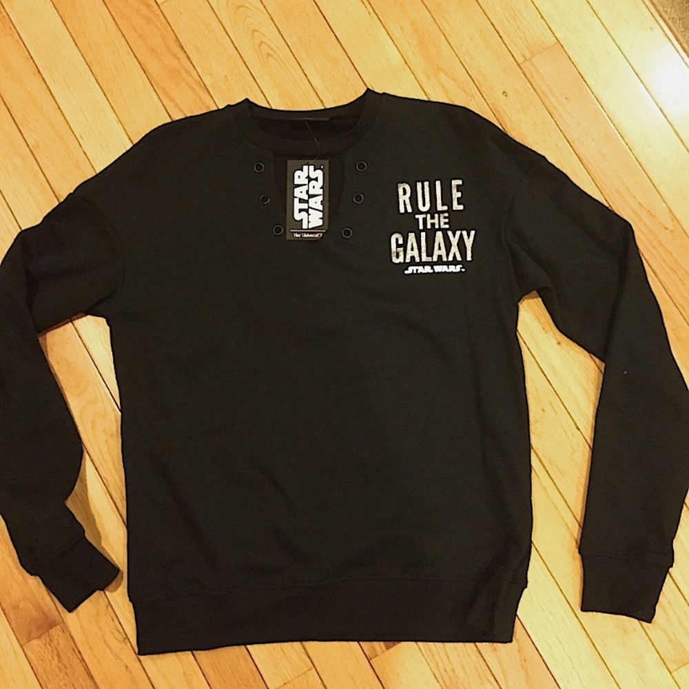 Black Star Wars Sweatshirt, Medium, NWT